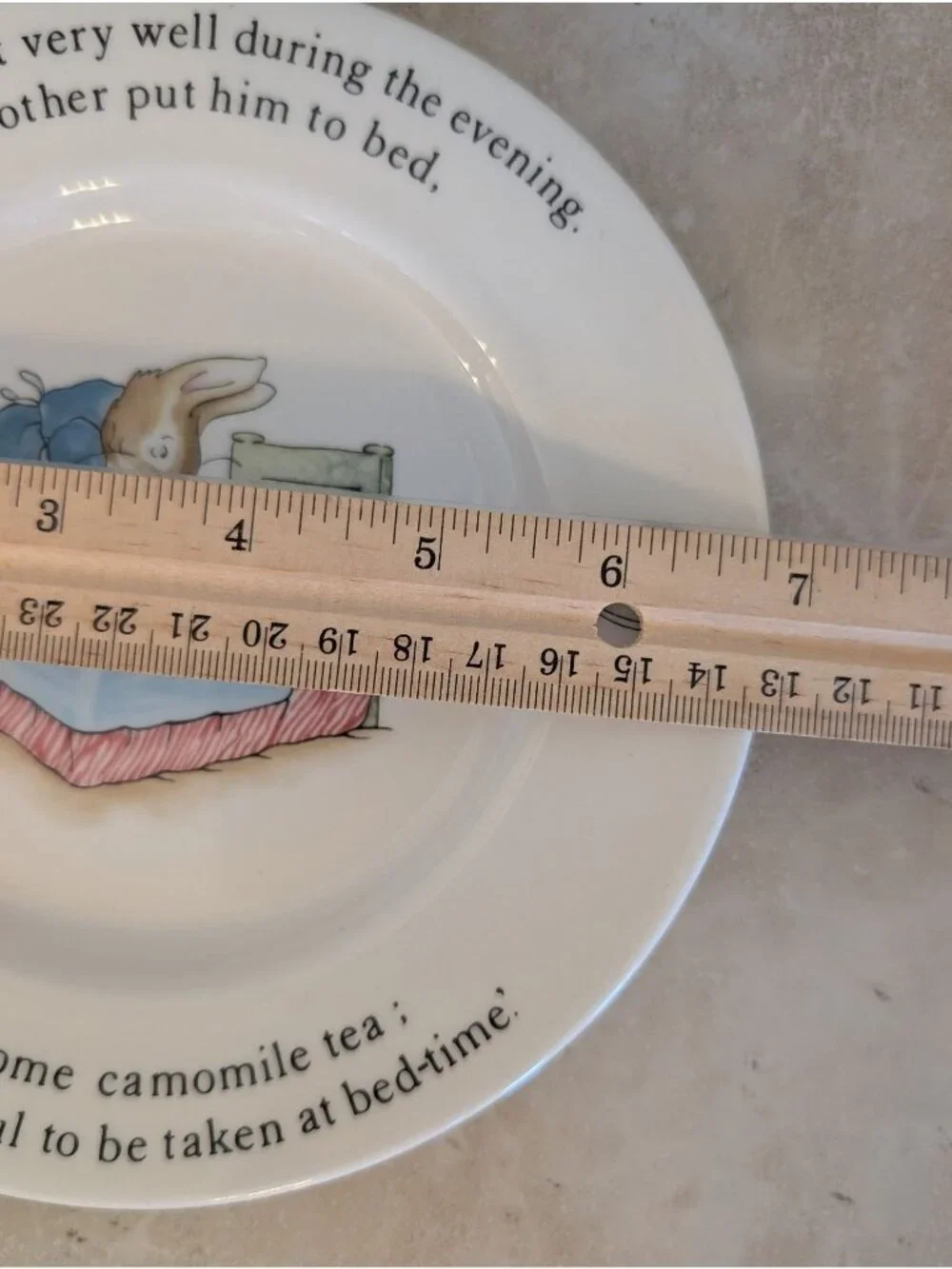 Vintage Wedgwood Beatrix Potter Peter Rabbit Nursery Plate 